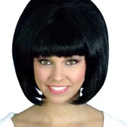 1960'S SHORT BLACK - DELUXE BEEHIVE WIG