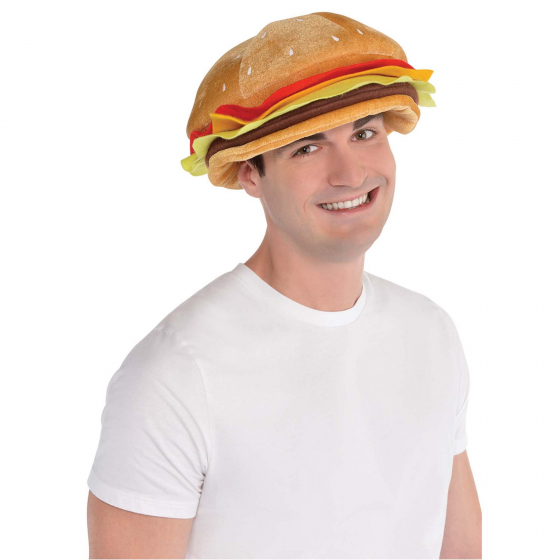 CHEESEBURGER HAMBURGER HAT