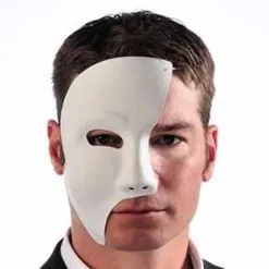 MASK - PHANTOM OF THE OPERA - WHITE