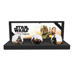 Star Wars: The Mandalorian The Book Of Boba Fett Commemorative Coin Boxset