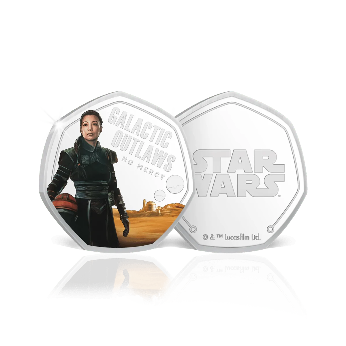 Star Wars: The Mandalorian The Book Of Boba Fett Commemorative Coin Boxset - Image 5