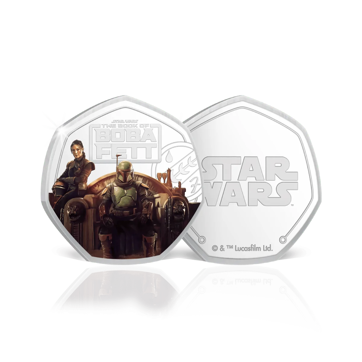 Star Wars: The Mandalorian The Book Of Boba Fett Commemorative Coin Boxset - Image 4