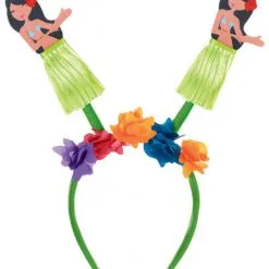 HAWAIIAN LUAU HULA GIRL HEAD BOPPER