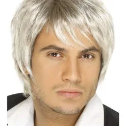 BOY BAND STREET BLONDE STREAKED WIG