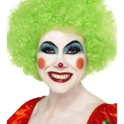 CURLY CLOWN WIG - GREEN