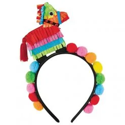 MEXICAN FIESTA DELUXE BURRO PINATA HEAD BOPPER