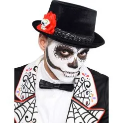 DAY OF THE DEAD DESIGN TOP HAT