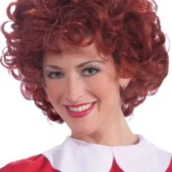 ANNIE CURLY RED ORPHAN WIG