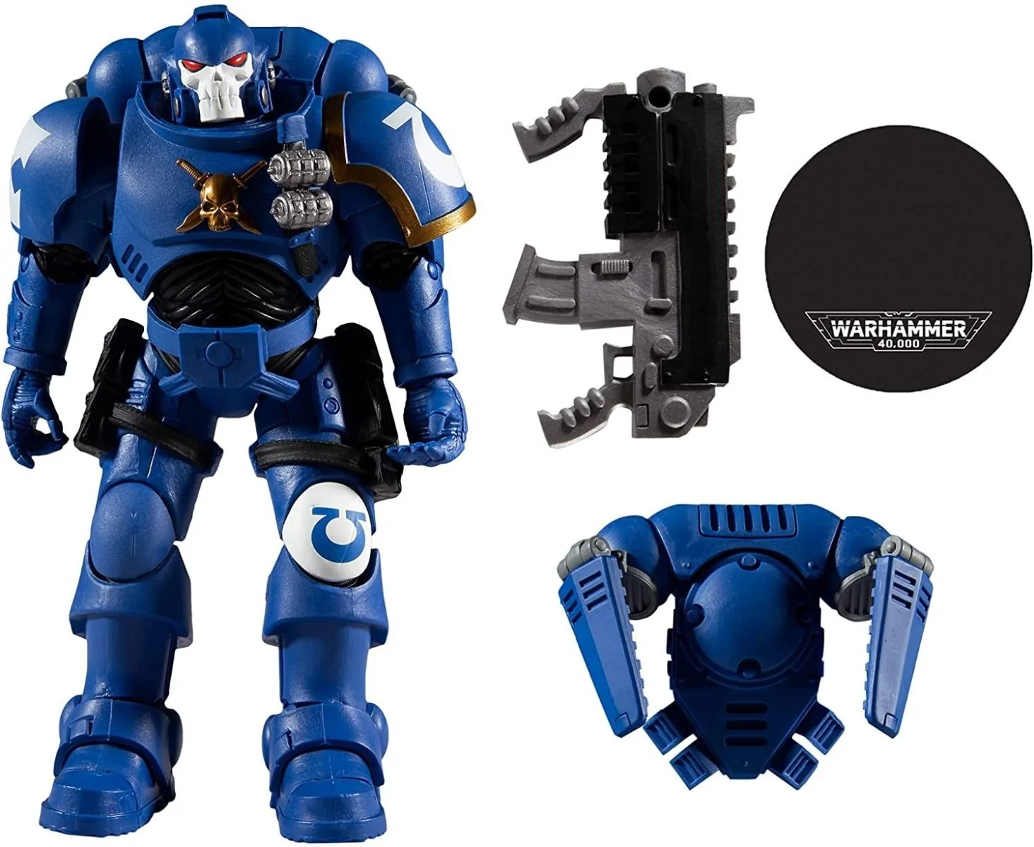 Warhammer 40,000 Space Marine Ultramarines Reiver W/ Bolt Carbine McFarlane Action Figure