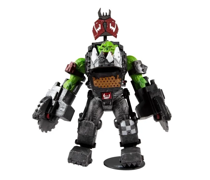 Warhammer 40,000 Orks Goffs Meganob W/Buzzsaw Megafig McFarlane Action Figure - Image 3