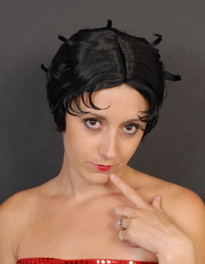 BETTY BOOP BLACK WIG