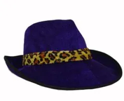 PURPLE VELVET TYPE HAT