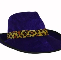 PURPLE VELVET TYPE HAT