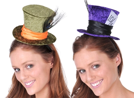 MINI MAD HATTER HEAD BAND/FACINATOR
