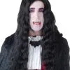 LONG WAVY BLACK DRACULA WIG
