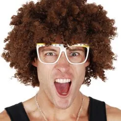 AFRO WIG - RED FRO CURLY BROWN