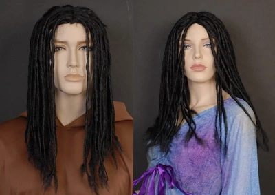DREADLOCK WIG LONG BLACK