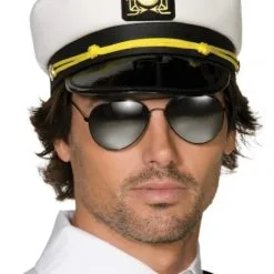 SAILOR CAPTAINS HAT - WHITE