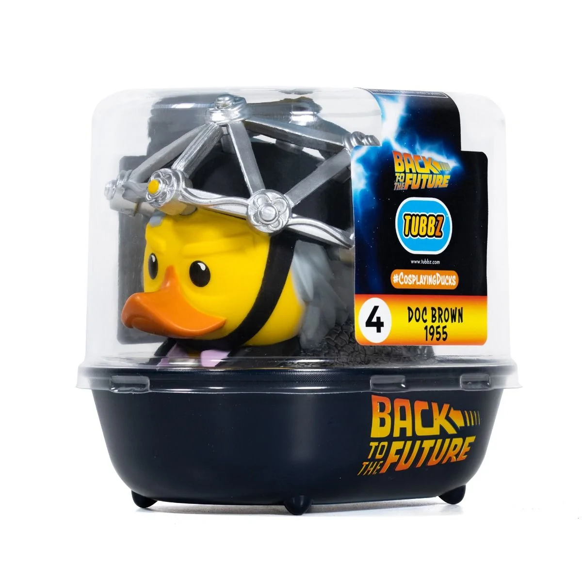 Back To The Future Doc Brown 1950s Tubbz Rubber Duck Collectible - Image 3