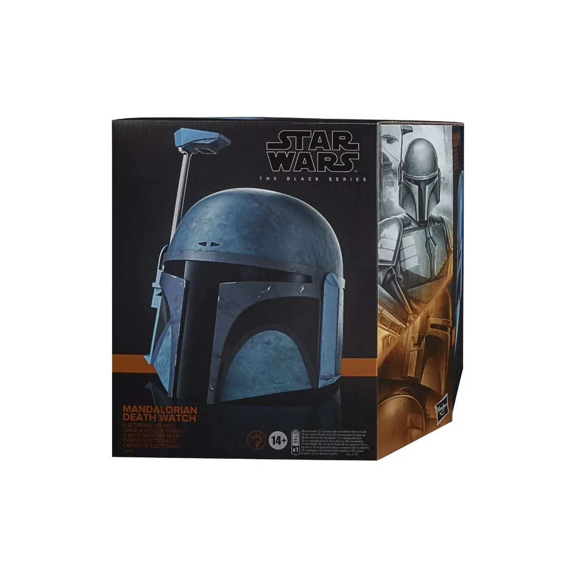 Star Wars: The Mandalorian Black Series Mandalorian Death Watch Electronic Helmet - Image 3