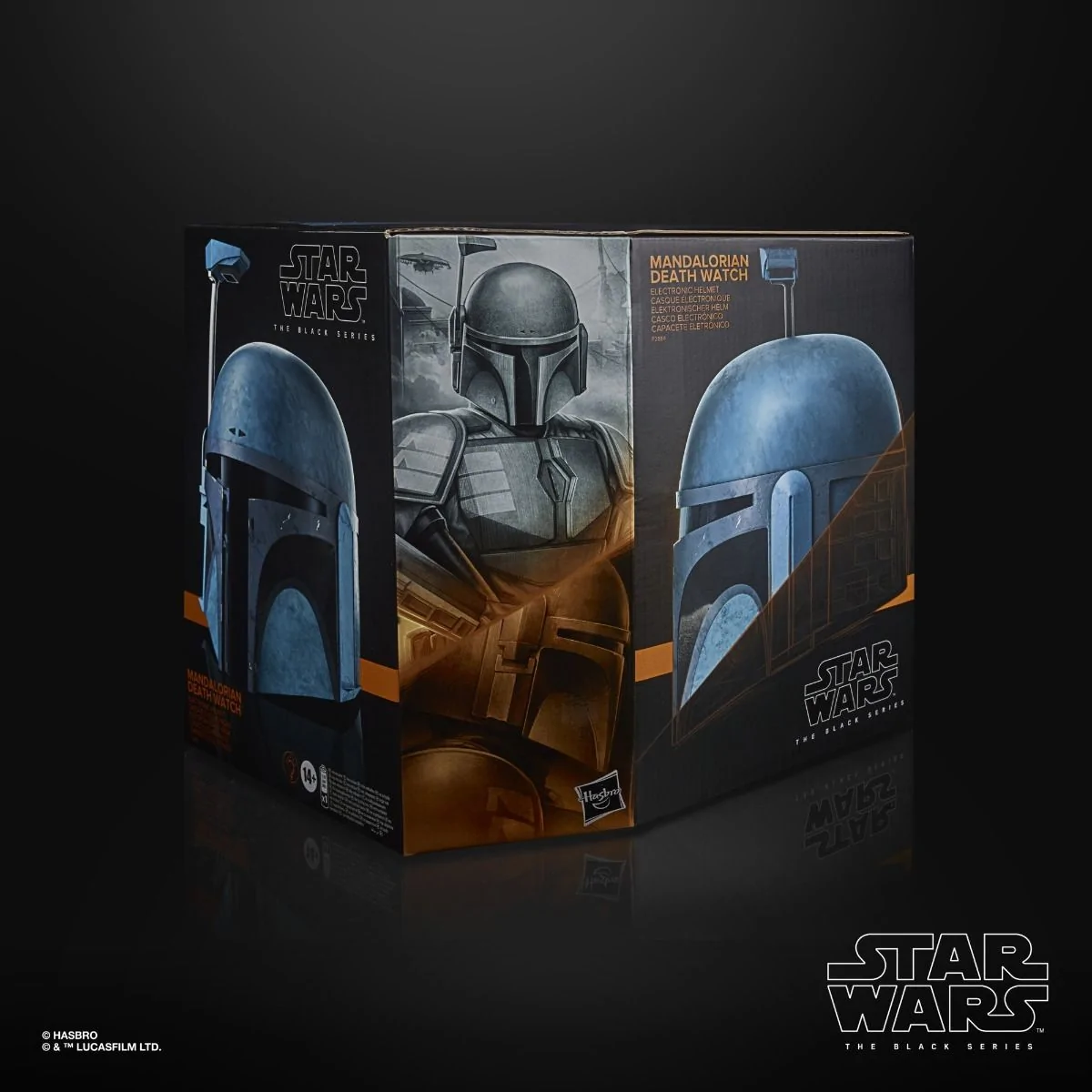 Star Wars: The Mandalorian Black Series Mandalorian Death Watch Electronic Helmet - Image 12