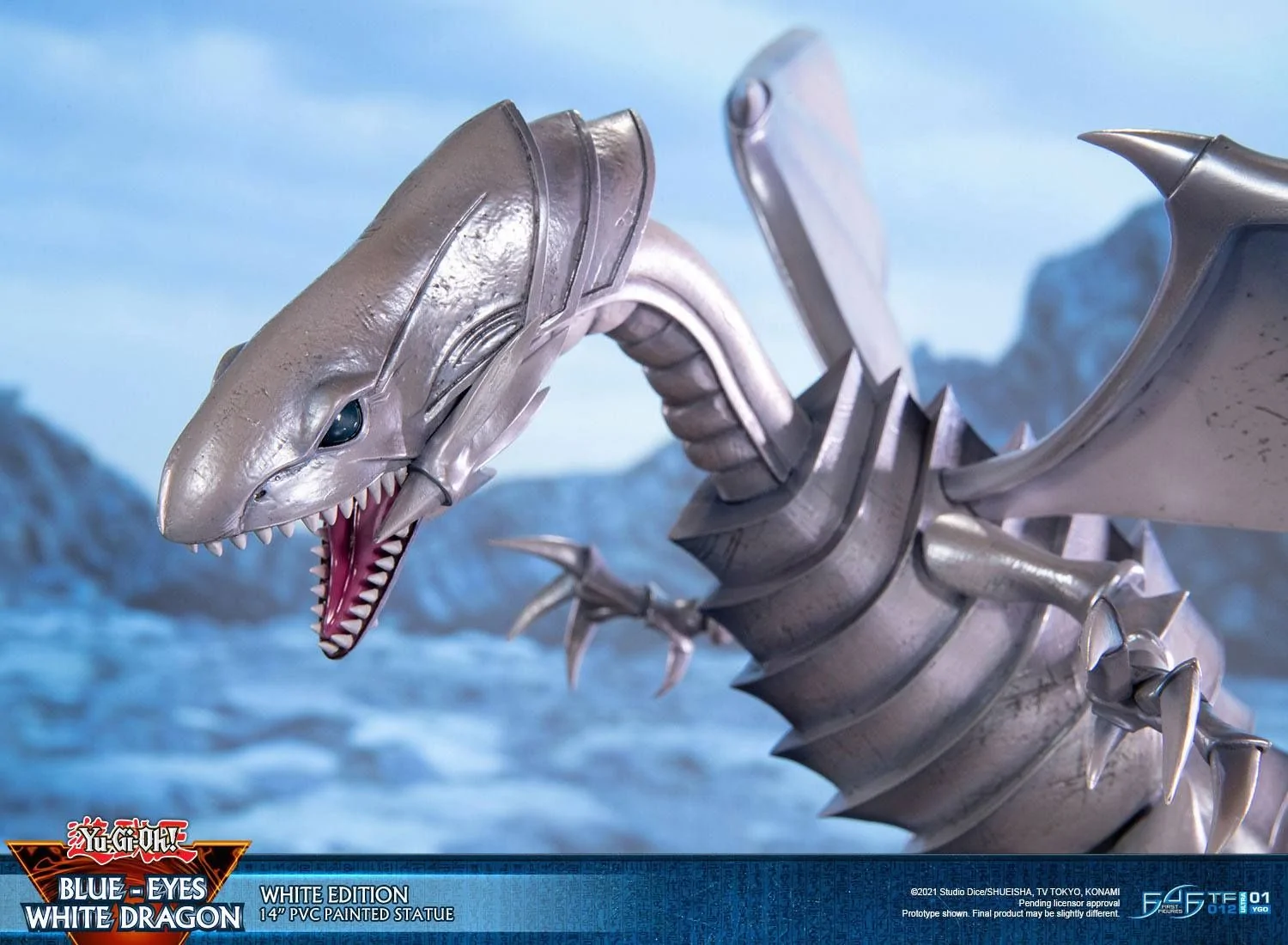 Yu-Gi-Oh Blue Eyes White Dragon White Edition PVC Figure - Image 11