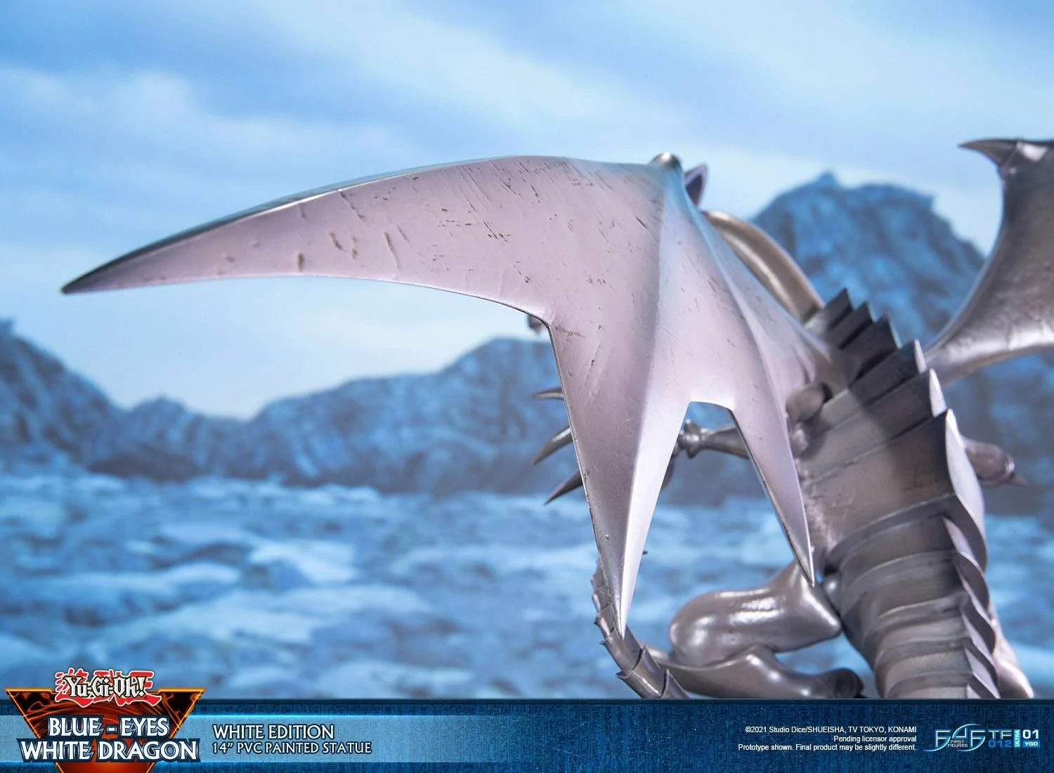 Yu-Gi-Oh Blue Eyes White Dragon White Edition PVC Figure - Image 14