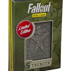 Fallout Strength Limited Edition Metal Perk Card