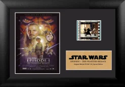 STAR WARS Episode I The Phantom Menace Mini Framed Film Cell Preorder