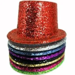 TOP HAT GLITTER - ASSORTED COLOURS AVAILABLE