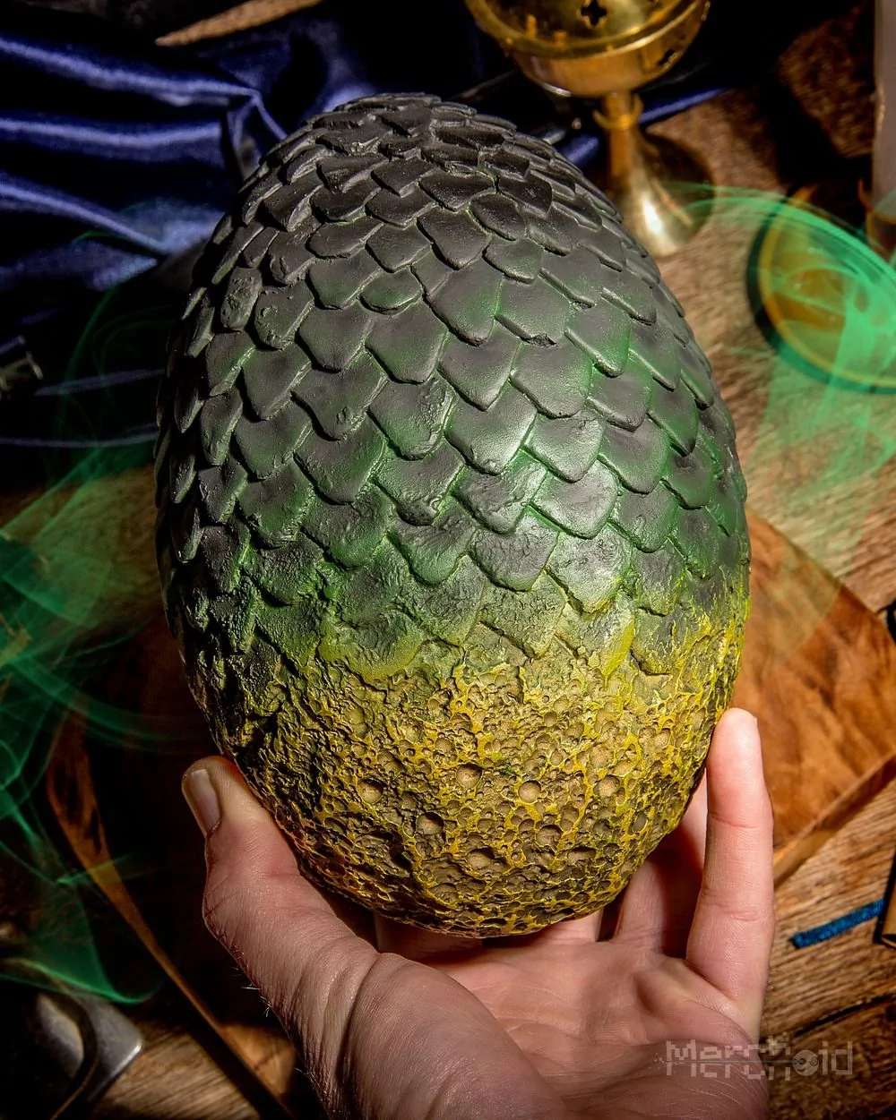 Game Of Thrones The Green One Shall Be... Rhaegal Dragon Egg Prop Replica - Image 3