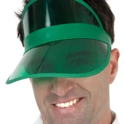 CASINO DEALERS VISOR GREEN
