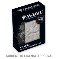 Magic The Gathering Limited Edition .999 Silver Plated Vraska Metal Collectible