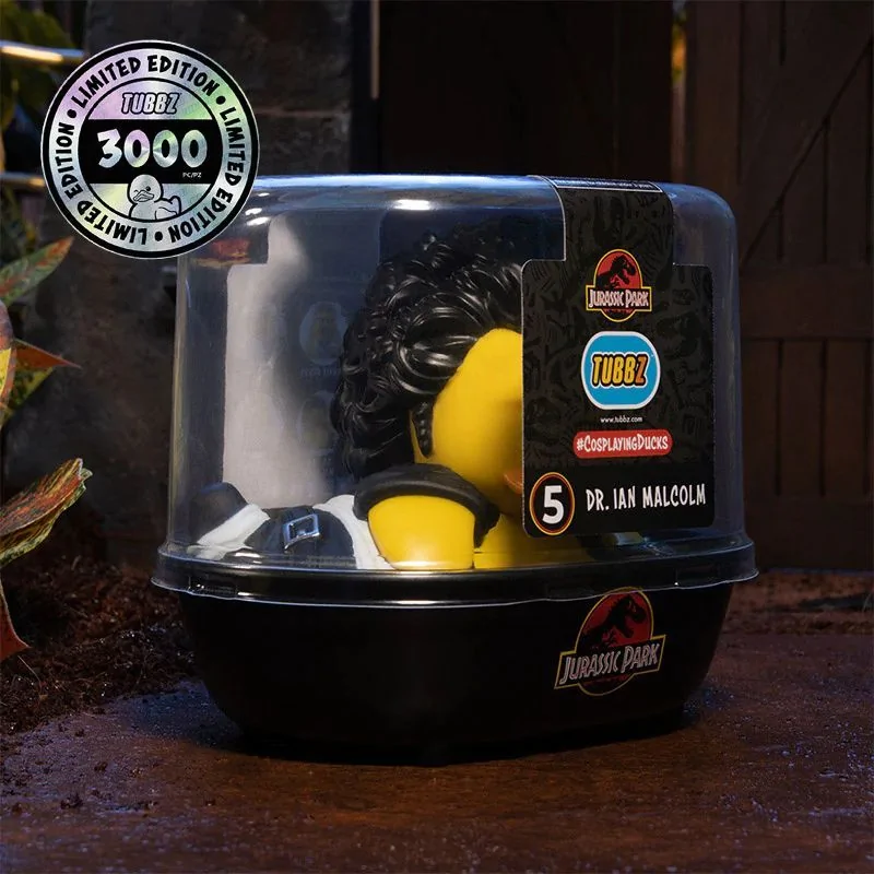 JURASSIC PARK Dr. Ian Malcolm Tubbz Rubber Duck Collectible - Image 3