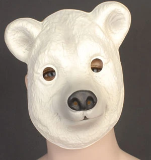 MASK - FULL FACE POLAR BEAR