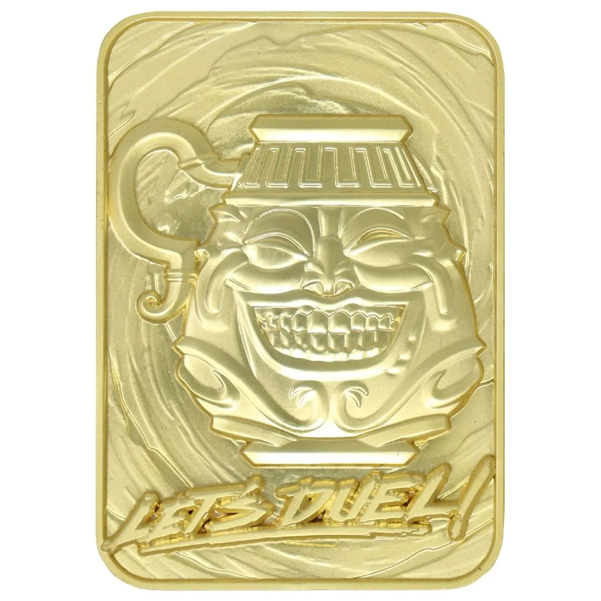 Yu-Gi-Oh Pot Of Greed Limited Edition 24K Gold Plated Metal Card - Image 3
