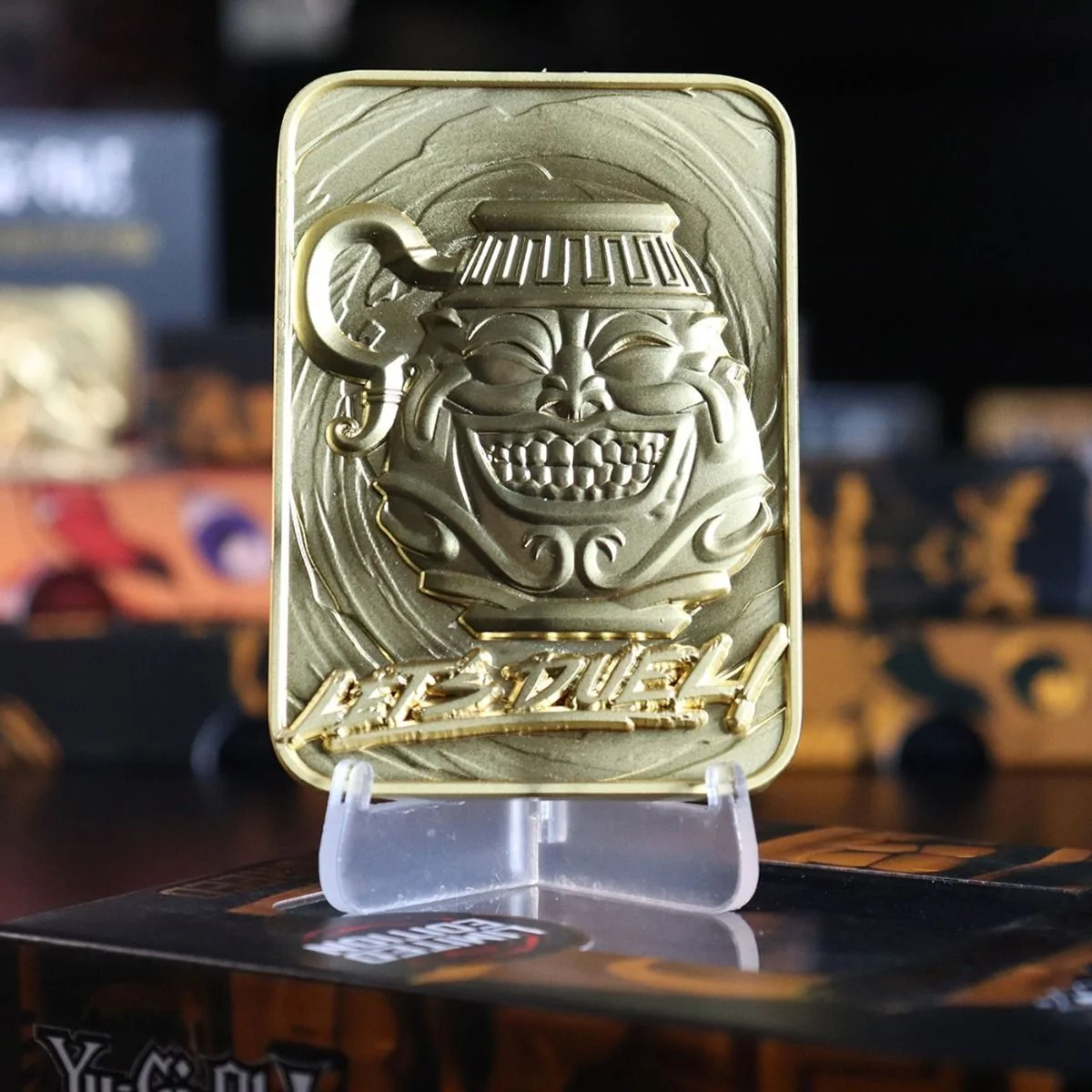 Yu-Gi-Oh Pot Of Greed Limited Edition 24K Gold Plated Metal Card - Image 5