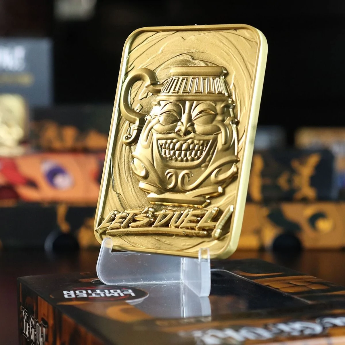 Yu-Gi-Oh Pot Of Greed Limited Edition 24K Gold Plated Metal Card - Image 2