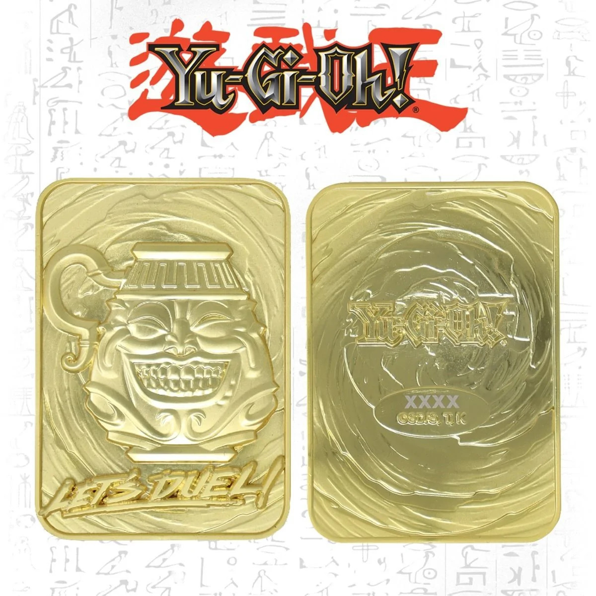 Yu-Gi-Oh Pot Of Greed Limited Edition 24K Gold Plated Metal Card - Image 4