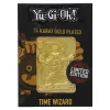Yu-Gi-Oh Time Wizard Limited Edition 24K Gold Plated Metal Card