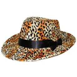 ANIMAL/ LEOPARD SKIN PRINT HAT
