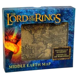 Lord Of The Rings Middle Earth Metal Map Preorder