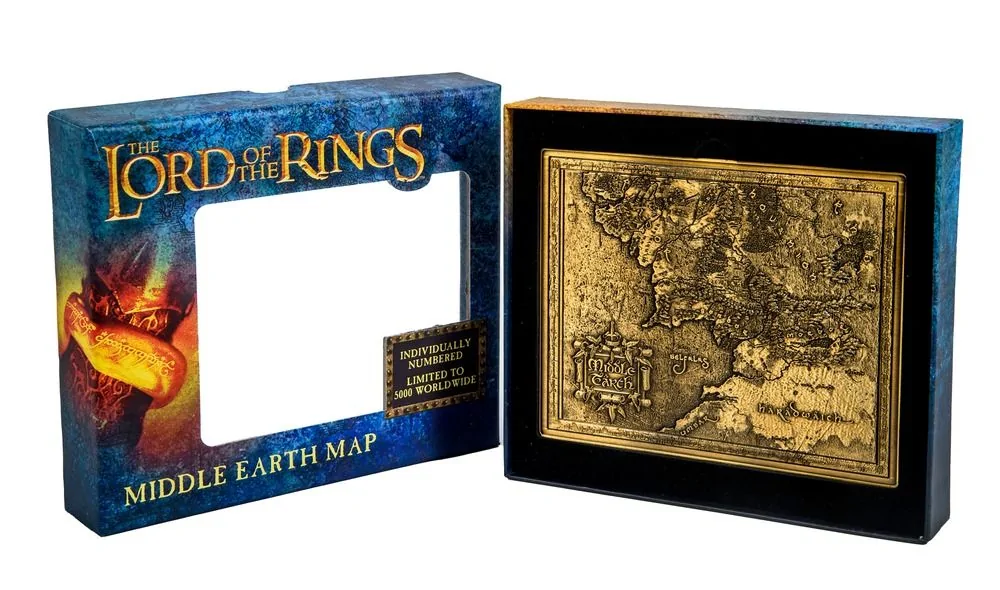 Lord Of The Rings Middle Earth Metal Map Preorder - Image 4