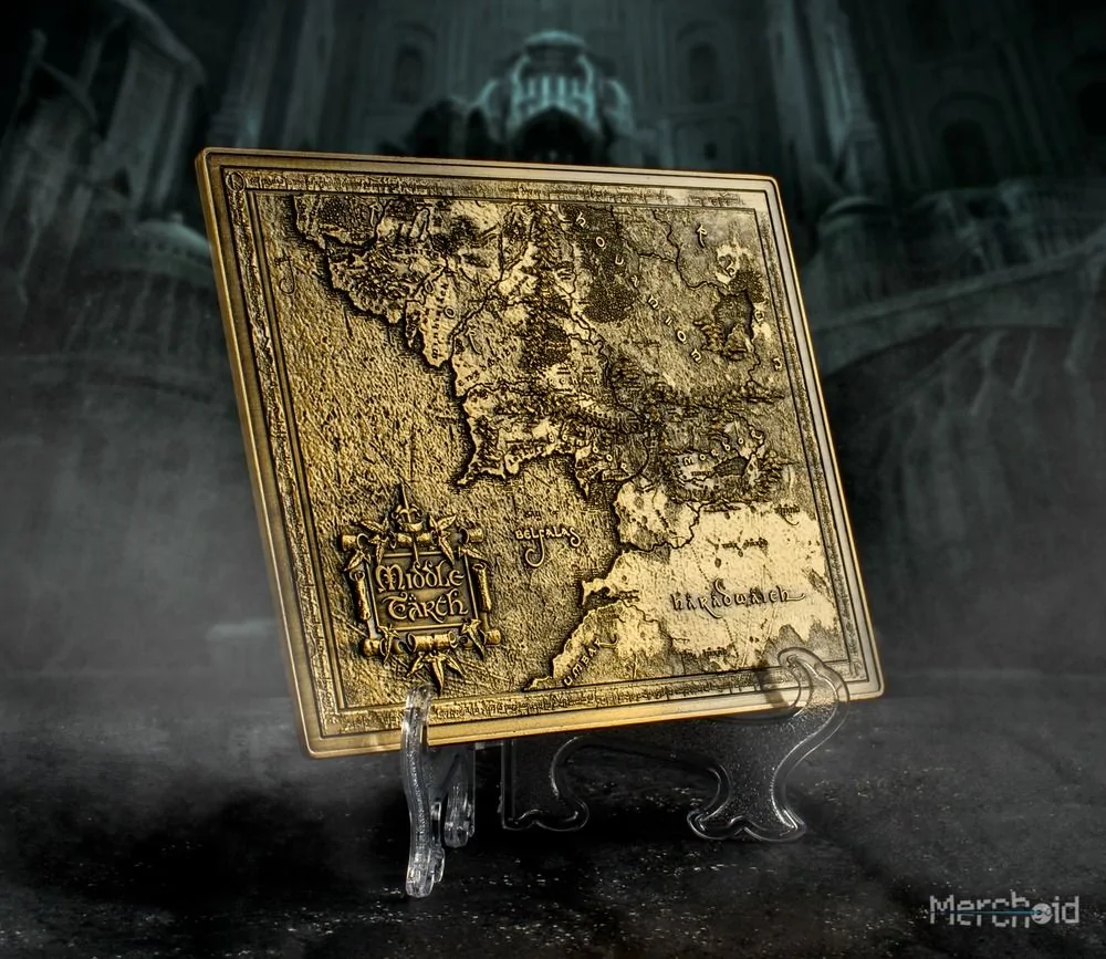 Lord Of The Rings Middle Earth Metal Map Preorder - Image 2