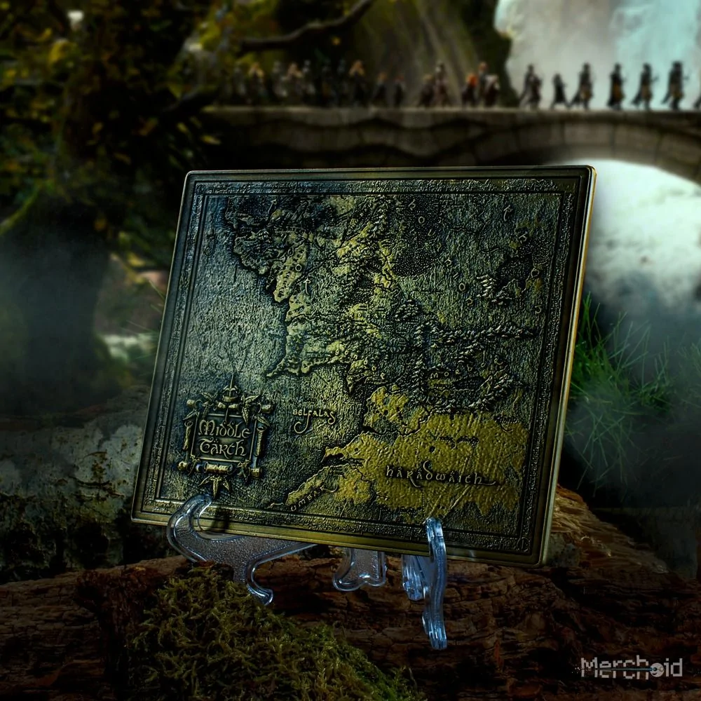 Lord Of The Rings Middle Earth Metal Map Preorder - Image 3