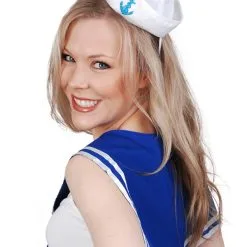 SAILOR BLUE COLLAR & MINI HAT SET