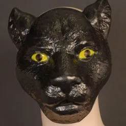 MASK - FULL FACE BLACK PANTHER