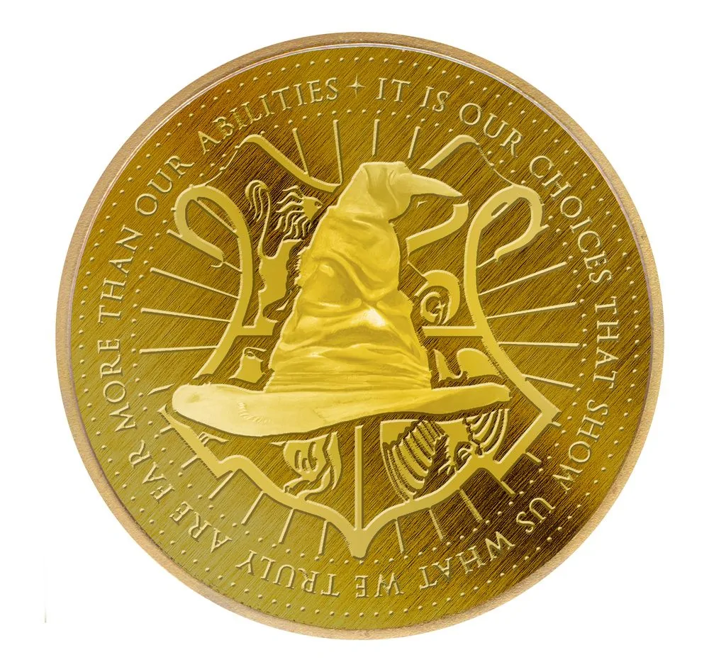 Harry Potter Sorting Hat Collectible Coin - Image 3