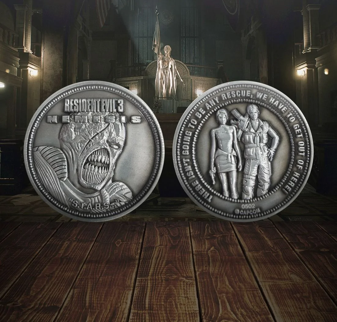 Resident Evil,Capcom Nemesis Limited Edition Coin - Image 2
