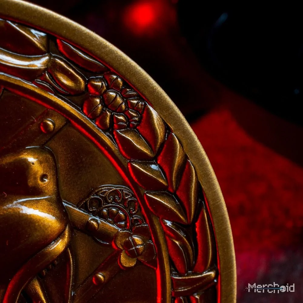 Resident Evil,Capcom Lion Limited Edition Metal Replica R.P.D. Medallion - Image 8